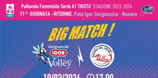 Domani al Pala Igor il big match con Scandicci in diretta SKY